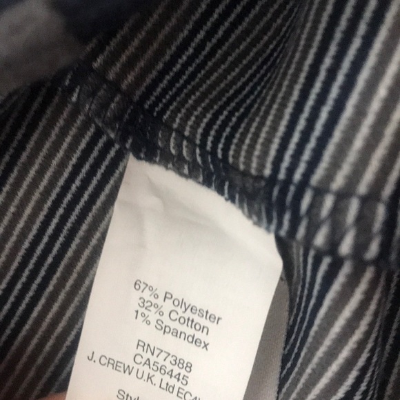 Madewell Navy/Grey striped mini skirt - Picture 4 of 4